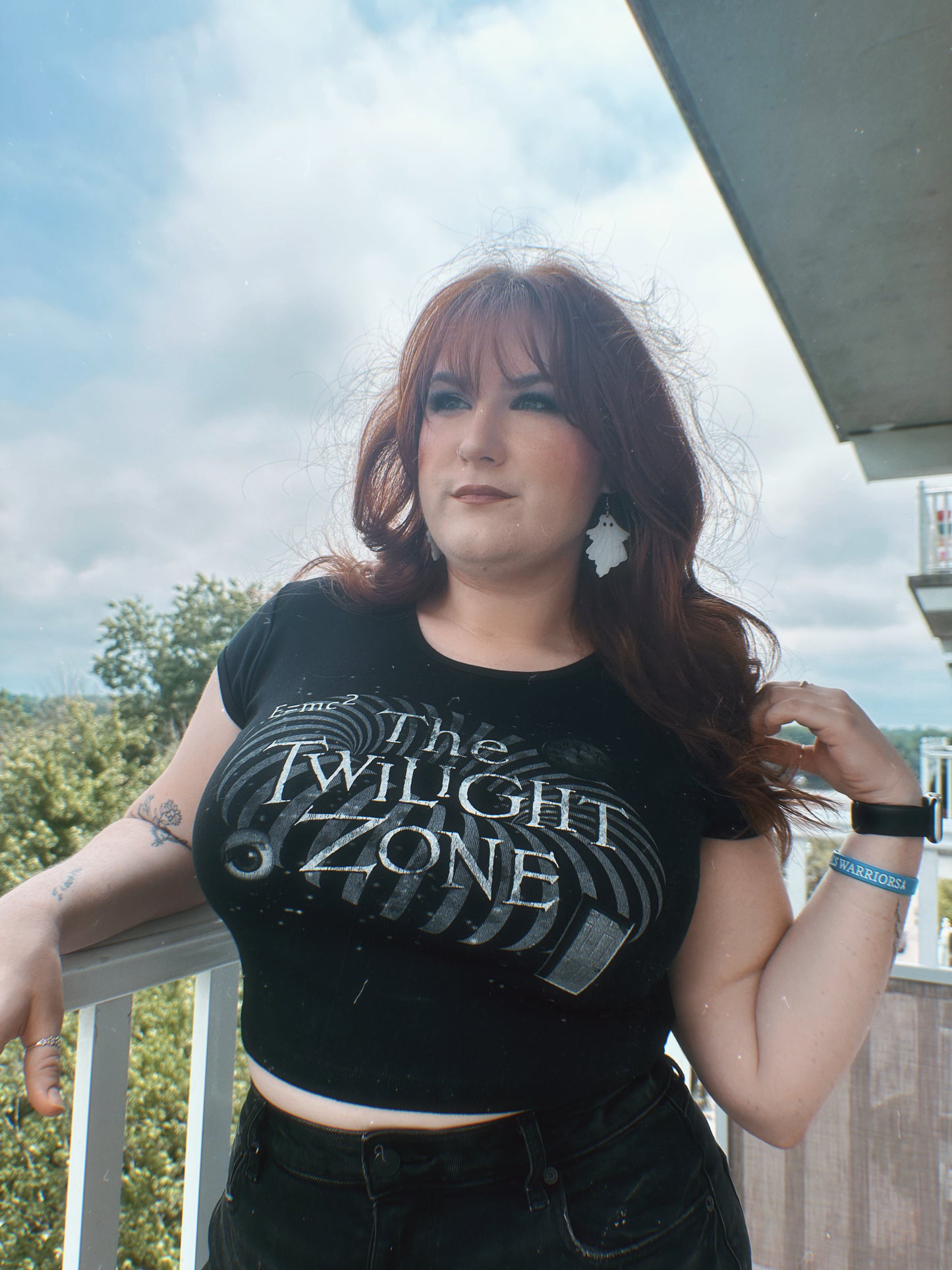 The Twilight Zone Classic Logo Baby Crop Tee