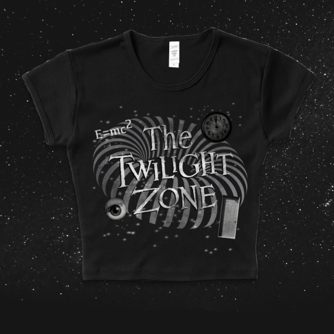 The Twilight Zone Classic Logo Baby Crop Tee